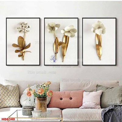 Tải file File tranh bộ hiện đại HD6340 (PSD) cho in tranh kính