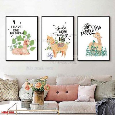 Tải file File tranh bộ hiện đại HD6388 (gốc) chủ đề tâm linh