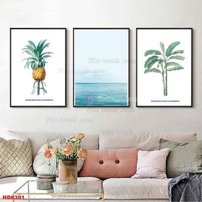 Tải file gốc File tranh bộ hiện đại HD6391 dùng cho in ấn