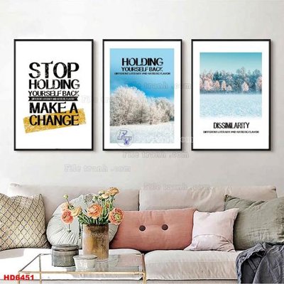 Tải file File tranh bộ hiện đại HD6451 (ảnh gốc) in tranh kính