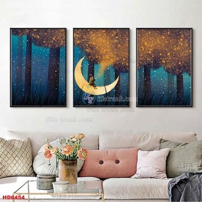 Tải về file gốc File tranh bộ hiện đại HD6454 (dùng cho in quảng cáo)