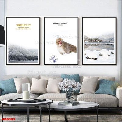 File gốc File tranh bộ hiện đại HD6503 (trang trí) cho phòng khách