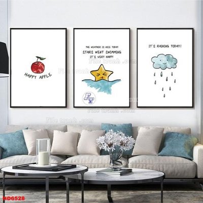 File in trần File tranh bộ hiện đại HD6528 (bản gốc) hoa văn