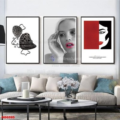 Tệp tin gốc File tranh bộ hiện đại HD6595 (dùng cho in) File tranh bộ hiện đại HD6595