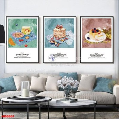 Download file gốc File tranh bộ hiện đại HD6661 (in mica) 3D