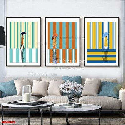 Tải file File tranh bộ hiện đại HD6662 (ảnh gốc) in gạch men