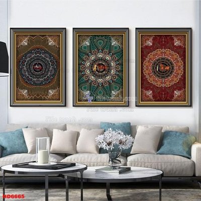 File tranh File tranh bộ hiện đại HD6665 (gốc) chủ đề thành phố