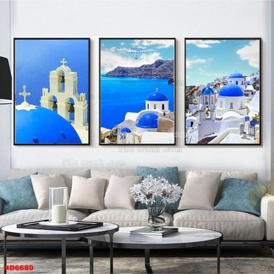 Tải file gốc File tranh bộ hiện đại HD6680 (in bạt) quảng cáo