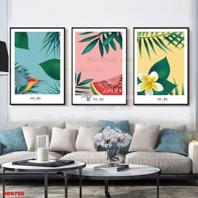 File gốc File tranh bộ hiện đại HD6708 (thiết kế) cho in ấn