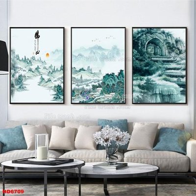 Tải file gốc File tranh bộ hiện đại HD6709 (in khổ lớn) quảng cáo