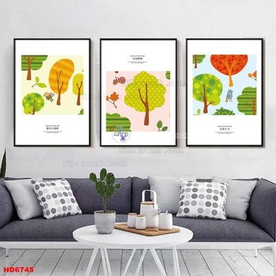 Tải file File tranh bộ hiện đại HD6745 (gốc) làm file thiết kế