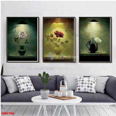 File ảnh File tranh bộ hiện đại HD6766 (gốc) cho trang trí nội thất
