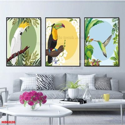 File PSD File tranh bộ hiện đại HD6826 (gốc) tách lớp chi tiết