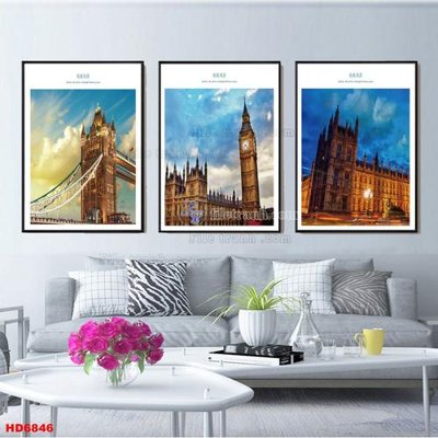 File gốc File tranh bộ hiện đại HD6846 (chuẩn màu) cho in offset