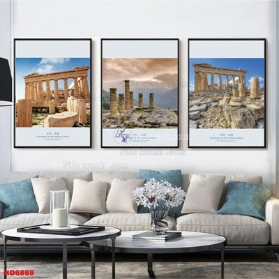 File gốc File tranh bộ hiện đại HD6868 (phong cách) tối giản