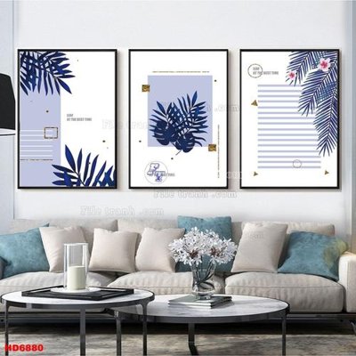 File PSD File tranh bộ hiện đại HD6880 (gốc) cho designer