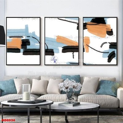 File tranh File tranh bộ hiện đại HD6934 (bản gốc) treo tường