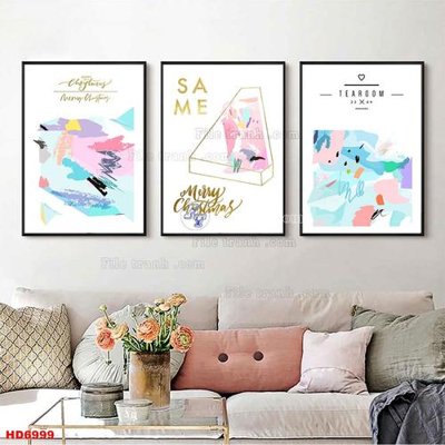 Hình ảnh file gốc File tranh bộ hiện đại HD6999 (chất lượng cao)