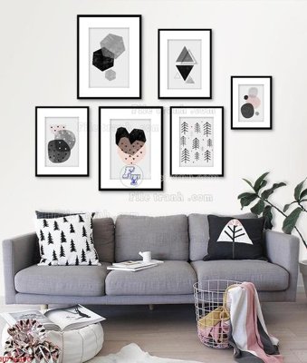 Chi tiết file tranh tráng gương File bộ tranh treo hiện đại HD70000 (ảnh gốc)