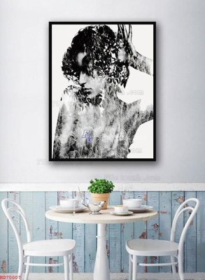 File gốc File bộ tranh treo hiện đại HD70007 (in 3D) nghệ thuật