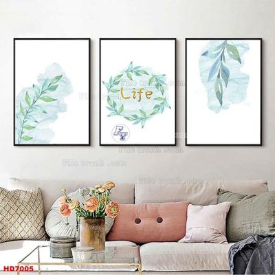 File gốc File tranh bộ hiện đại HD7005 (phong cách) châu Âu