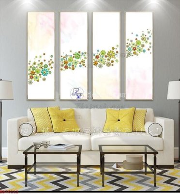 File ảnh File bộ tranh treo hiện đại HD70112 (gốc) in quảng cáo ngoài trời