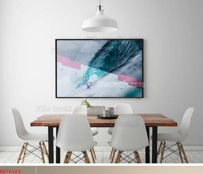 File in trần File bộ tranh treo hiện đại HD70169 (file gốc) chủ đề vũ trụ