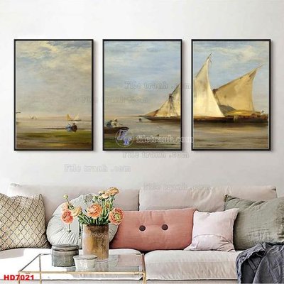 Tải file gốc File tranh bộ hiện đại HD7021 dùng cho in ấn
