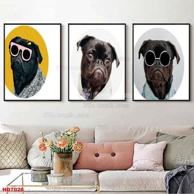 File tranh File tranh bộ hiện đại HD7026 (ảnh gốc) in trần xuyên sáng