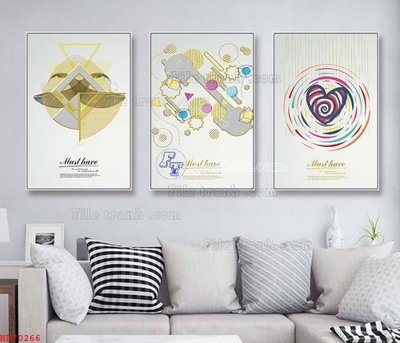 Tải file File bộ tranh treo hiện đại HD70266 (ảnh gốc) in gạch men