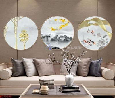 Tải file File bộ tranh treo hiện đại HD70299 (gốc) làm tranh treo tường