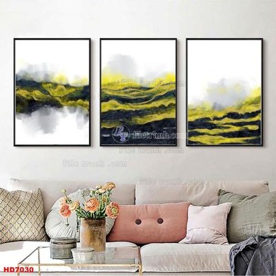 File gốc File tranh bộ hiện đại HD7030 (bản quyền) cho in ấn