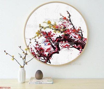 File tranh File bộ tranh treo hiện đại HD70326 (gốc) in trên kính