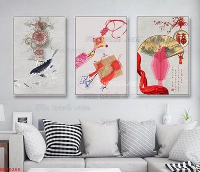 File tranh File bộ tranh treo hiện đại HD70368 (ảnh gốc) chi tiết rõ ràng