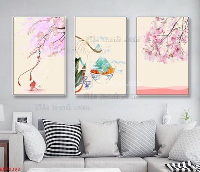 File gốc File bộ tranh treo hiện đại HD70398 (PNG) trong suốt (transparent)