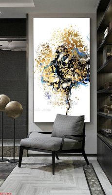 File gốc File bộ tranh treo hiện đại HD70466 (thiết kế) cho in ấn