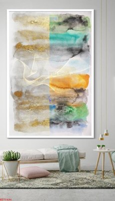 Ảnh gốc File bộ tranh treo hiện đại HD70496 (độ nét cao) in mica