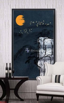 File gốc File bộ tranh treo hiện đại HD70530 (dành cho trang trí nội thất)