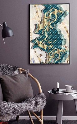 File tranh trang trí File bộ tranh treo hiện đại HD70570 (file gốc)