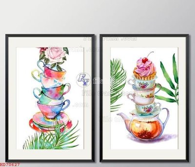 File PSD File bộ tranh treo hiện đại HD70627 (bản gốc) đã tách nền