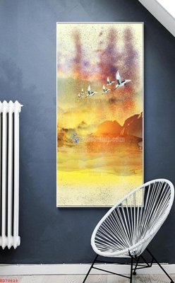 Tải file File bộ tranh treo hiện đại HD70629 (gốc) làm file tranh quảng cáo