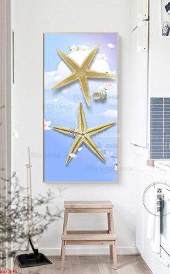 File tranh File bộ tranh treo hiện đại HD70652 (file gốc) chủ đề phong thủy