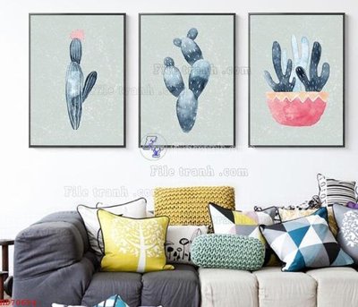 File tranh File bộ tranh treo hiện đại HD70654 (bản gốc) treo phòng ăn