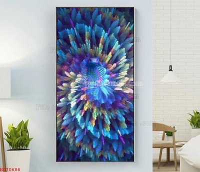 File tranh File bộ tranh treo hiện đại HD70686 (ảnh gốc) sắc nét hoàn hảo