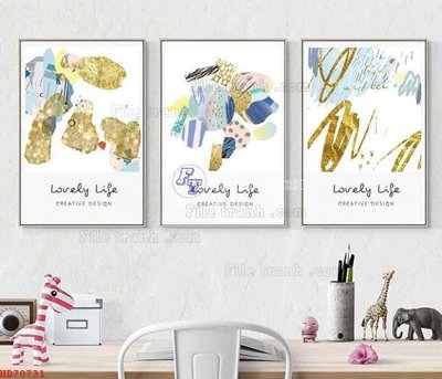 Download file tranh PSD File bộ tranh treo hiện đại HD70731 để chỉnh sửa