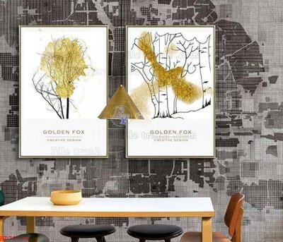 Chi tiết file gốc File bộ tranh treo hiện đại HD70734 (cho in tráng gương)