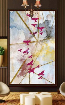 Tải file File bộ tranh treo hiện đại HD70739 (gốc) in trên mọi chất liệu