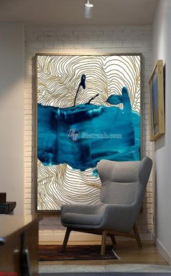 Tải file File bộ tranh treo hiện đại HD70886 (gốc) làm file thiết kế