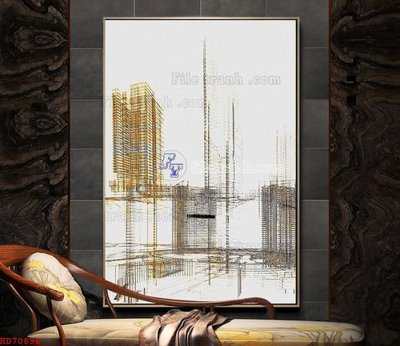 File in mica File bộ tranh treo hiện đại HD70896 (ảnh gốc) đẹp