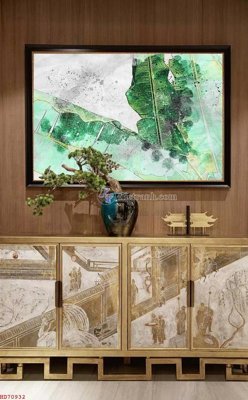 File in lụa File bộ tranh treo hiện đại HD70932 (hoa văn) File bộ tranh treo hiện đại HD70932